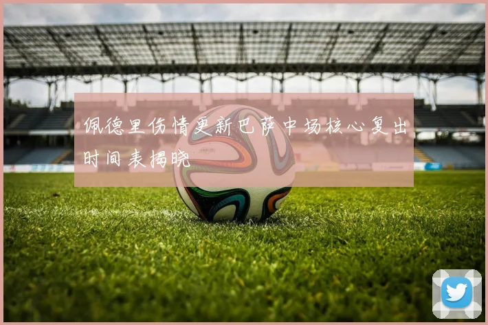 佩德里伤情更新巴萨中场核心复出时间表揭晓
